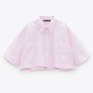 Zara Striped Poplin Shirt